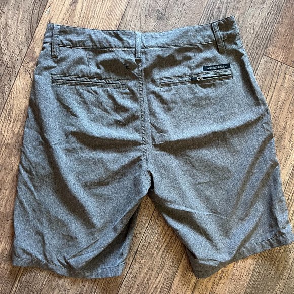 Gray Hybrid Surf Board Shorts Swim Trunks - Picture 5 of 11